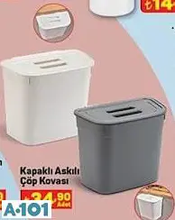 KAPAKLI ASKILI ÇÖP KOVASI KAPAKLI ASKILI ÇÖP KOVASI